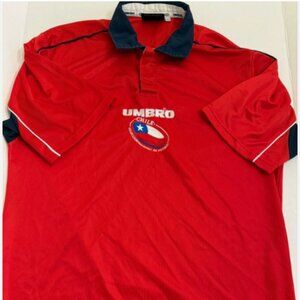 2000-2002 Umbro Chile Home Jersey Size Large Seleccion Chilena Vintage